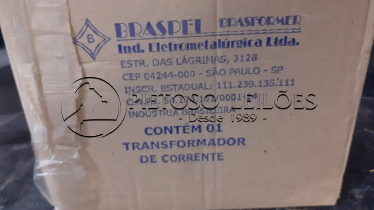 LOTE 016 - TRANSFORMADOR DE CORRENTE