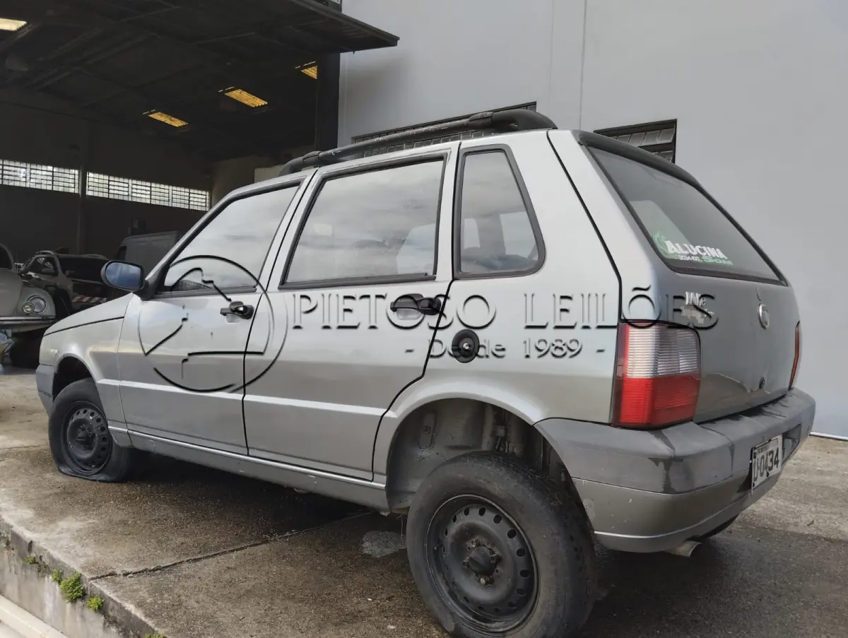 LOTE 008 - AUTOMÓVEL FIAT/UNO MILLE ECONOMY,  ANO/MODELO 2010/2010, PLACA MHU0434
