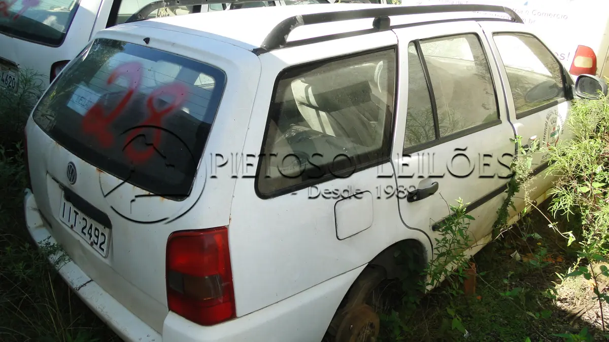 LOTE 028 - VW/PARATI CL 1.6 MI, ANO/MODELO: 1999/1999, PLACA: IIT2492,