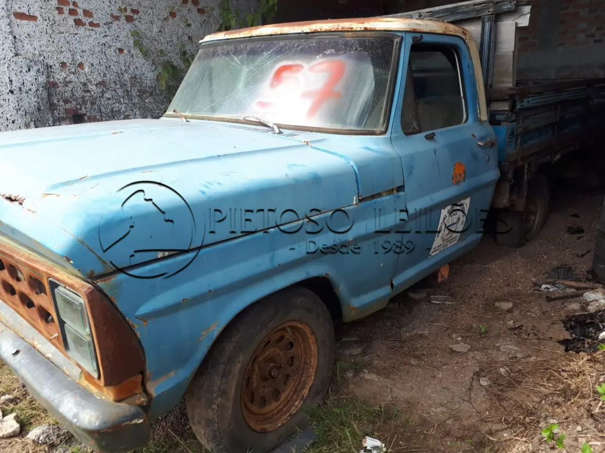LOTE 057 - FORD/F100, ANO/MODELO: 1974/1974, PLACA: IIG2180, 