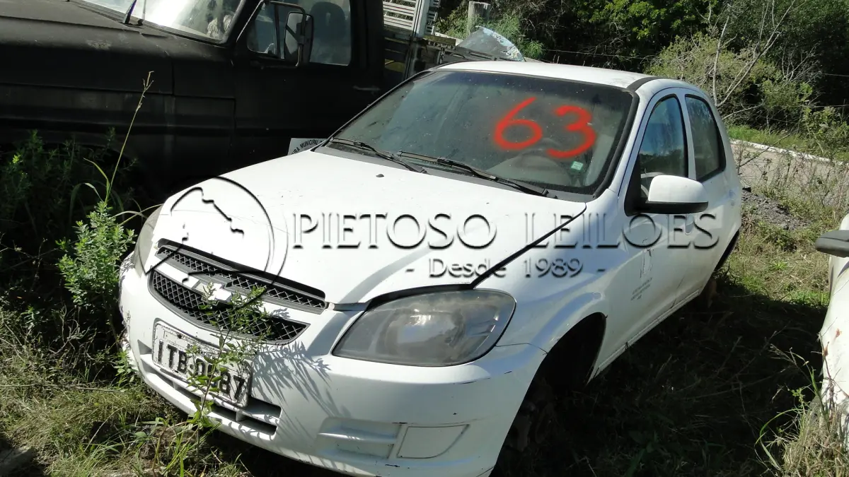 LOTE 063 - CHEVROLET/CELTA 1.0L LT, ANO/MODELO: 2012/2012, PLACA: ITB0687,