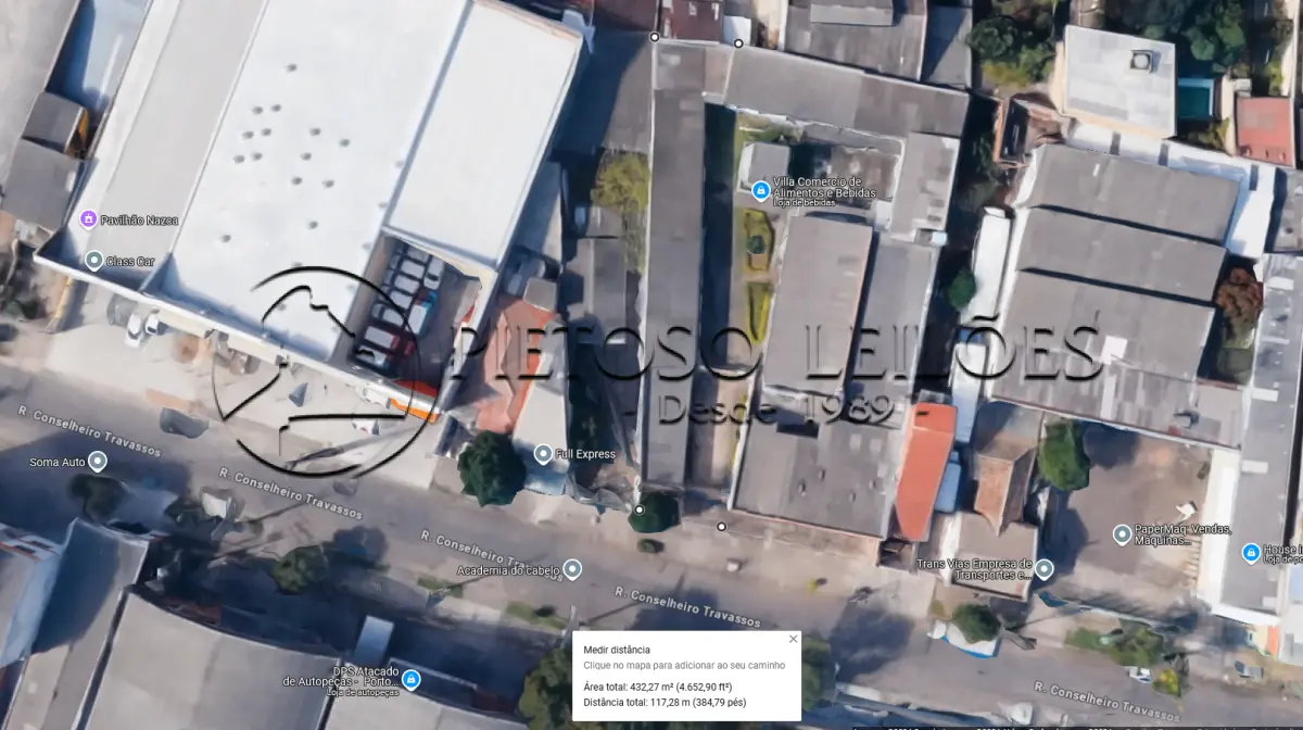 LOTE 300 - PORTO ALEGRE/RS - IMÓVEL NA RUA CONSELHEIRO TRAVASSOS, Nº 300, BAIRRO SÃO GERALDO.
