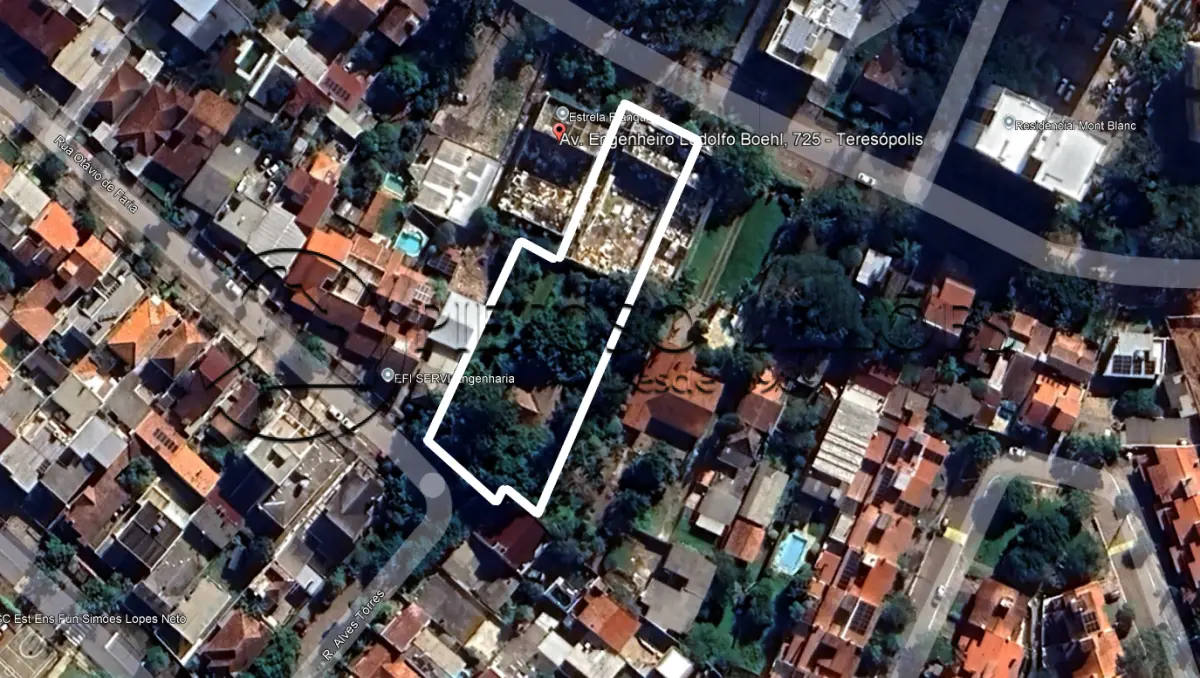 LOTE 001 - PORTO ALEGRE/RS - A CASA DE Nº 725 E PAVILHÃO DE Nº 729, SOBRE O TERRENO À AVENIDA ENGENHEIRO LUDOLFO BOEHL