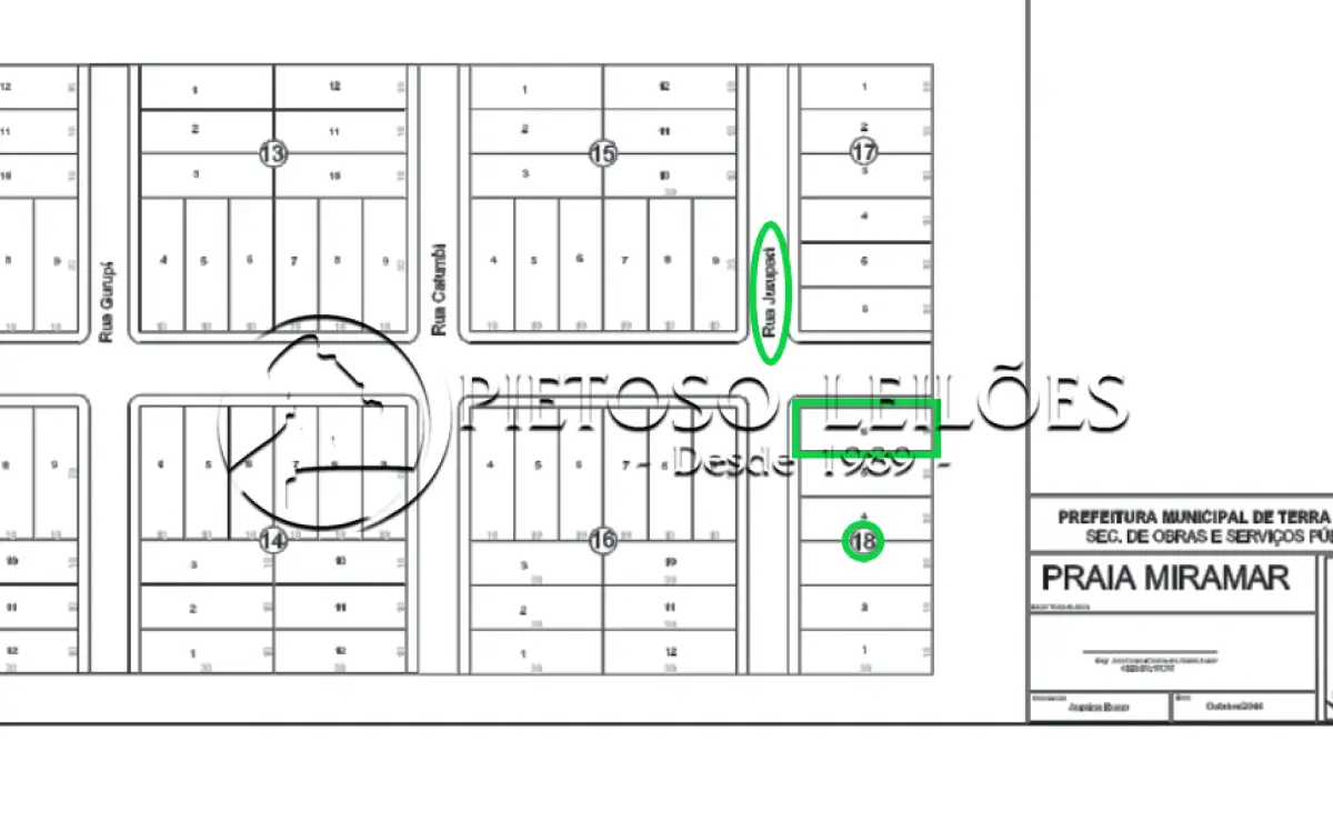 LOTE 002 - TERRA DE AREIA/RS - LOTE 6 DA QUADRA 18, SITUADO NA PRAIA AMARAGI