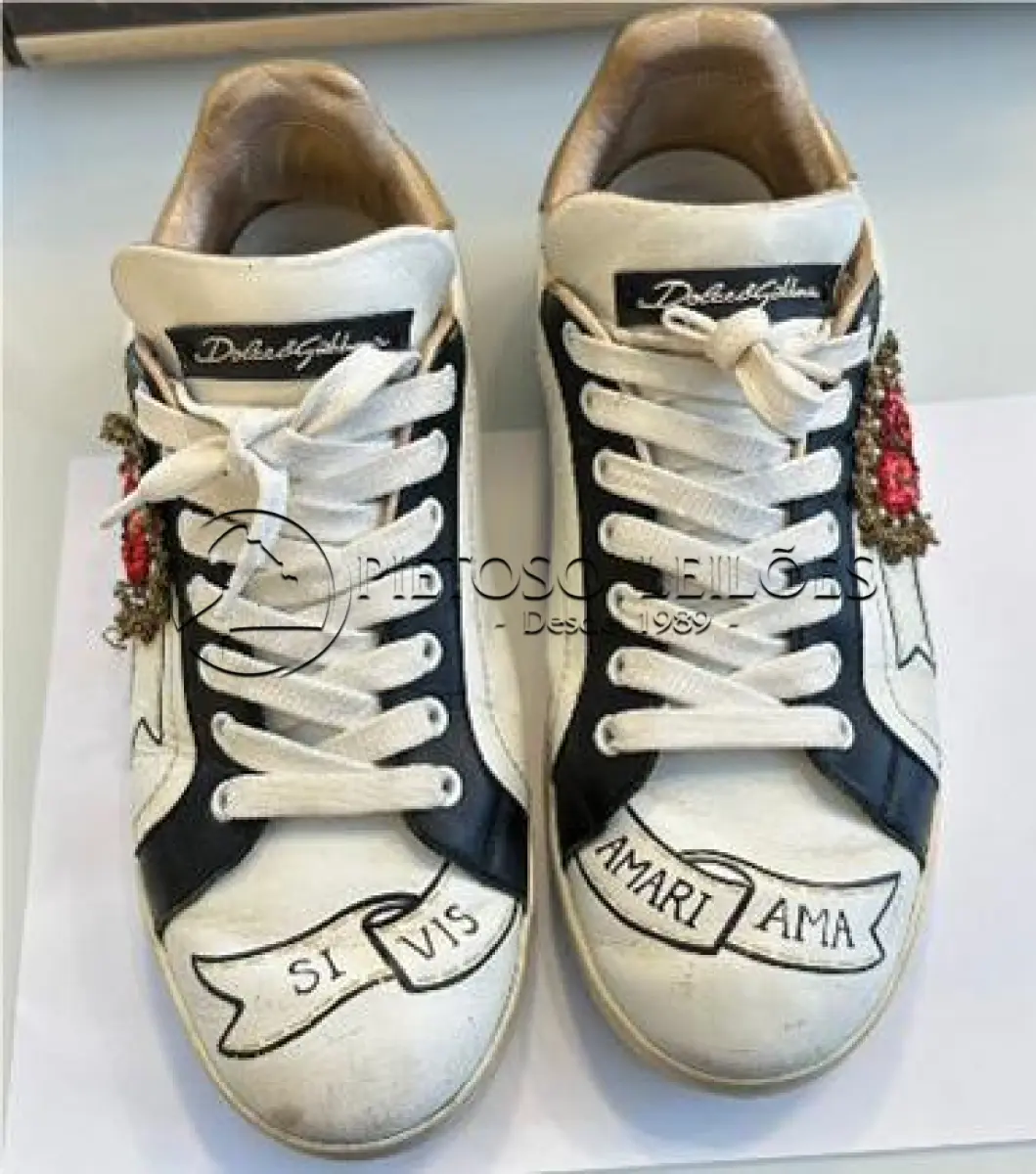 LOTE 123 - TÊNIS DOLCE & GABBANA