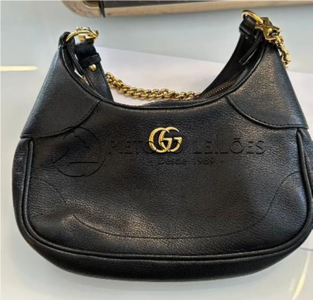 LOTE 105 - BOLSA GUCCI PRETA