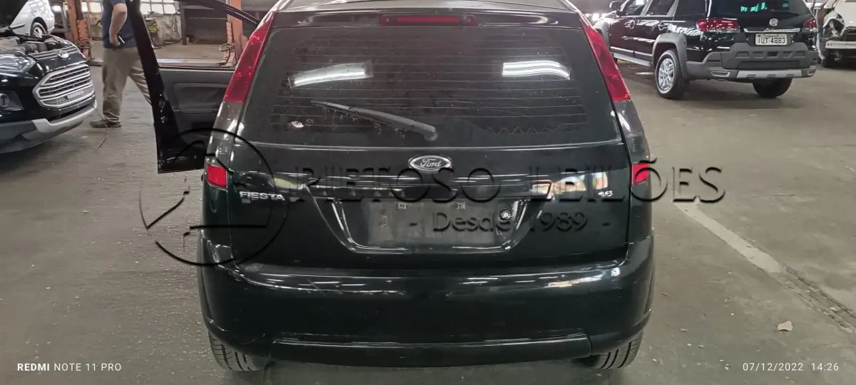 LOTE 011 - AUTOMÓVEL FORD/FIESTA 1.6 FLEX, ANO/MODELO: 2013/2014, PLACA: IUQ6967