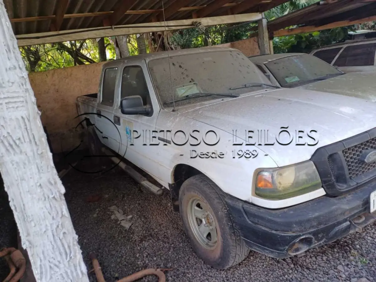 LOTE 002 - CAMINHONETE I/FORD RANGER XL 13P, ANO/MODELO: 2008/2009, PLACA: IPF8991