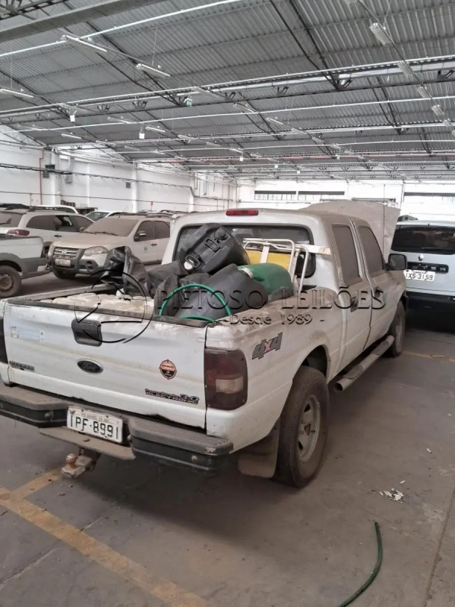 LOTE 002 - CAMINHONETE I/FORD RANGER XL 13P, ANO/MODELO: 2008/2009, PLACA: IPF8991