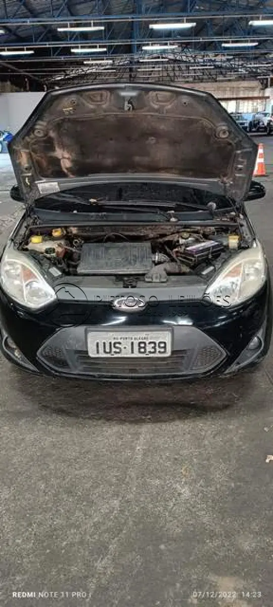 LOTE 011 - AUTOMÓVEL FORD/FIESTA 1.6 FLEX, ANO/MODELO: 2013/2014, PLACA: IUQ6967