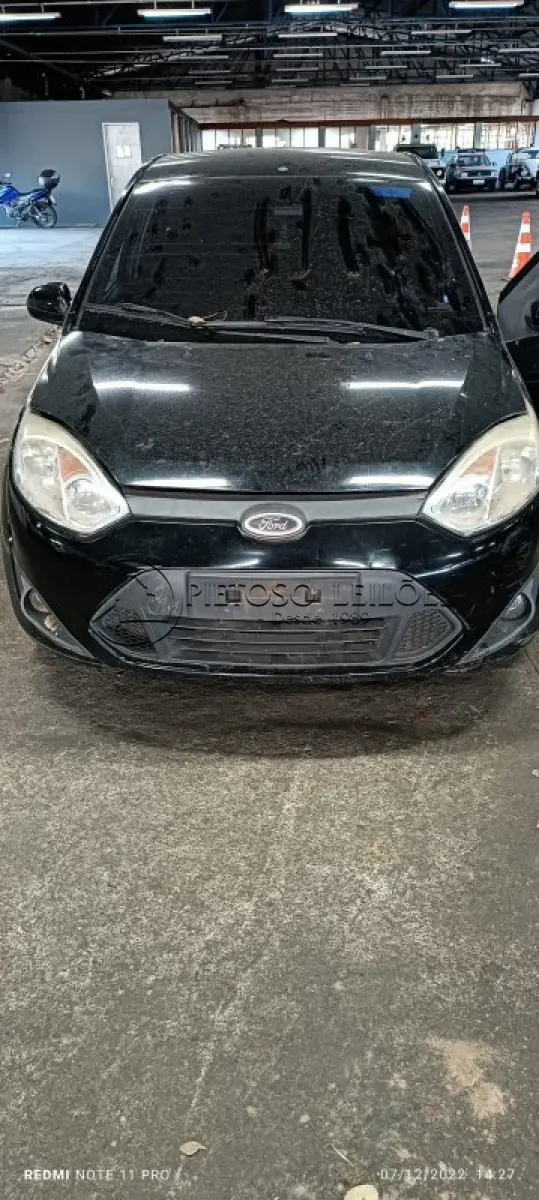 LOTE 011 - AUTOMÓVEL FORD/FIESTA 1.6 FLEX, ANO/MODELO: 2013/2014, PLACA: IUQ6967