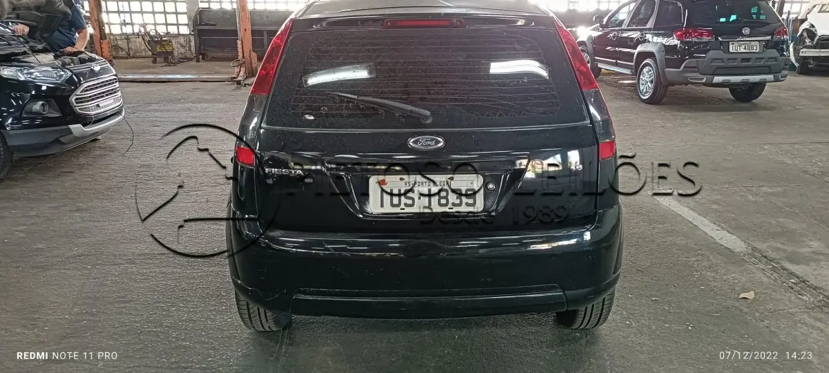 LOTE 011 - AUTOMÓVEL FORD/FIESTA 1.6 FLEX, ANO/MODELO: 2013/2014, PLACA: IUQ6967