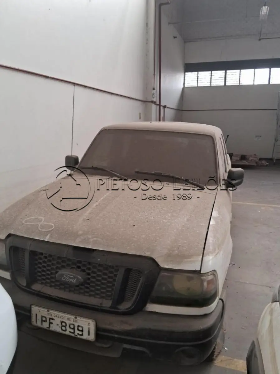 LOTE 002 - CAMINHONETE I/FORD RANGER XL 13P, ANO/MODELO: 2008/2009, PLACA: IPF8991