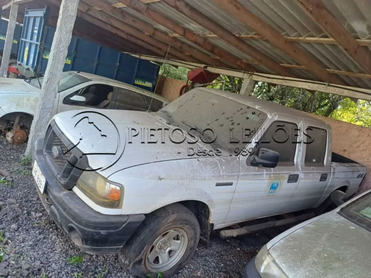 LOTE 002 - CAMINHONETE I/FORD RANGER XL 13P, ANO/MODELO: 2008/2009, PLACA: IPF8991
