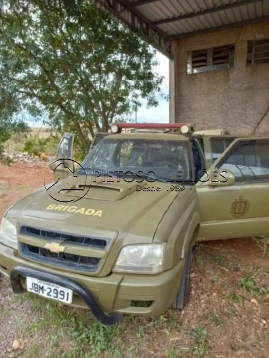LOTE 003 - CAMINHONETE GM/S10 COLINA D 4X4, ANO/MODELO: 2009/2010, PLACA: JBM2991