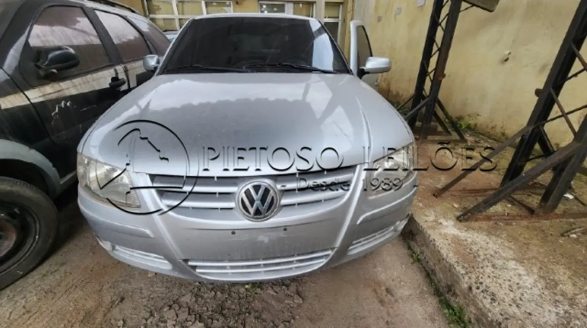 LOTE 009 - AUTOMÓVEL VW/GOL PATRULHEIRO 1.6, ANO/MODELO: 2006/2007, PLACA: JJQ2923