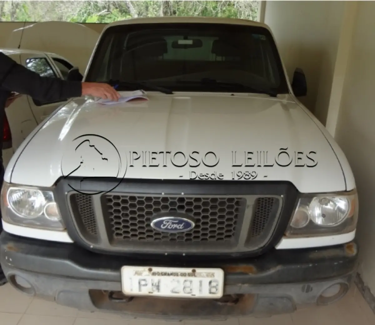 LOTE 030 - CAMINHONETE I/FORD RANGER XL 13P, ANO/MODELO: 2009/2009, PLACA: IPW2818