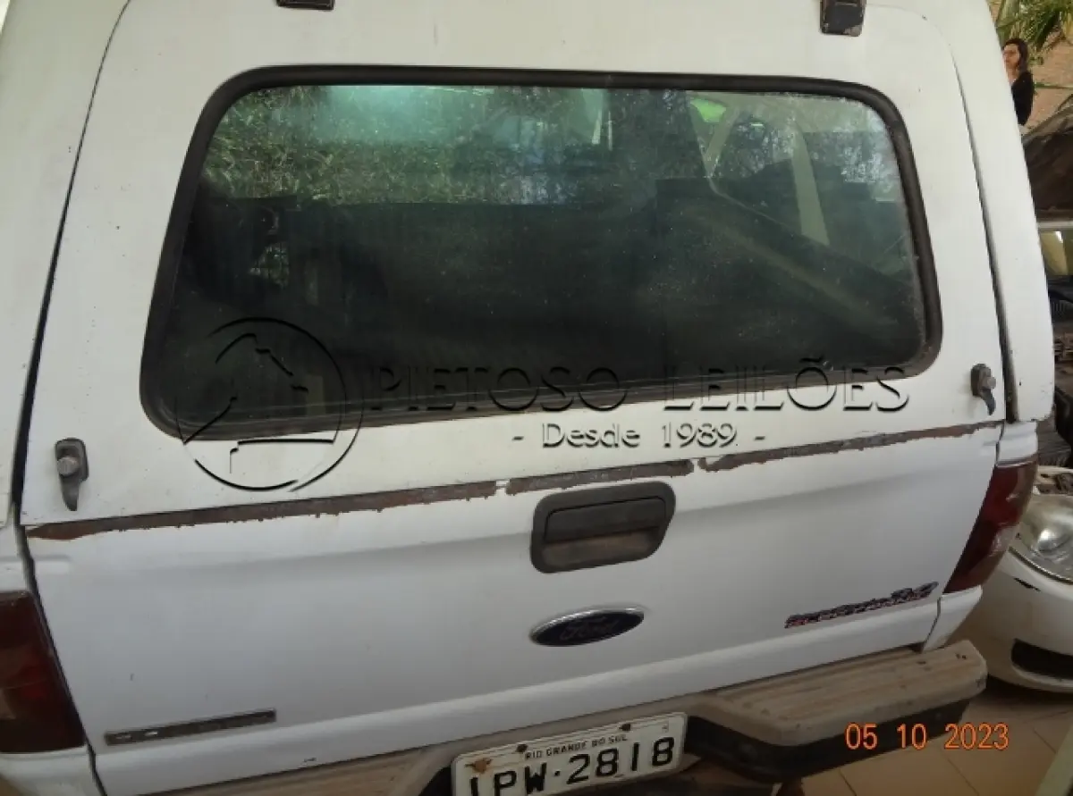 LOTE 030 - CAMINHONETE I/FORD RANGER XL 13P, ANO/MODELO: 2009/2009, PLACA: IPW2818