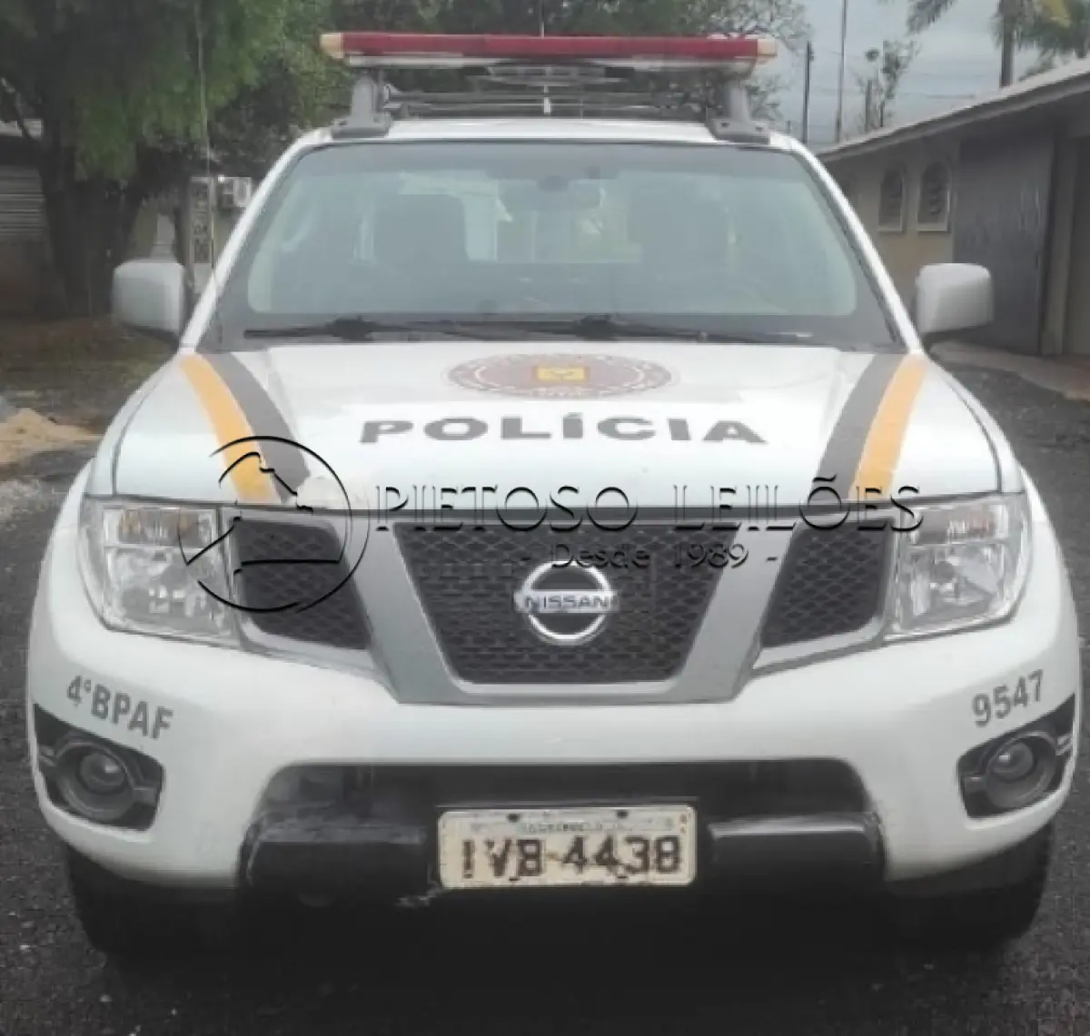 LOTE 024 - CAMINHONETE NISSAN/FRONTIER SVATK4X4, ANO/MODELO: 2013/2014, PLACA: IVB4438