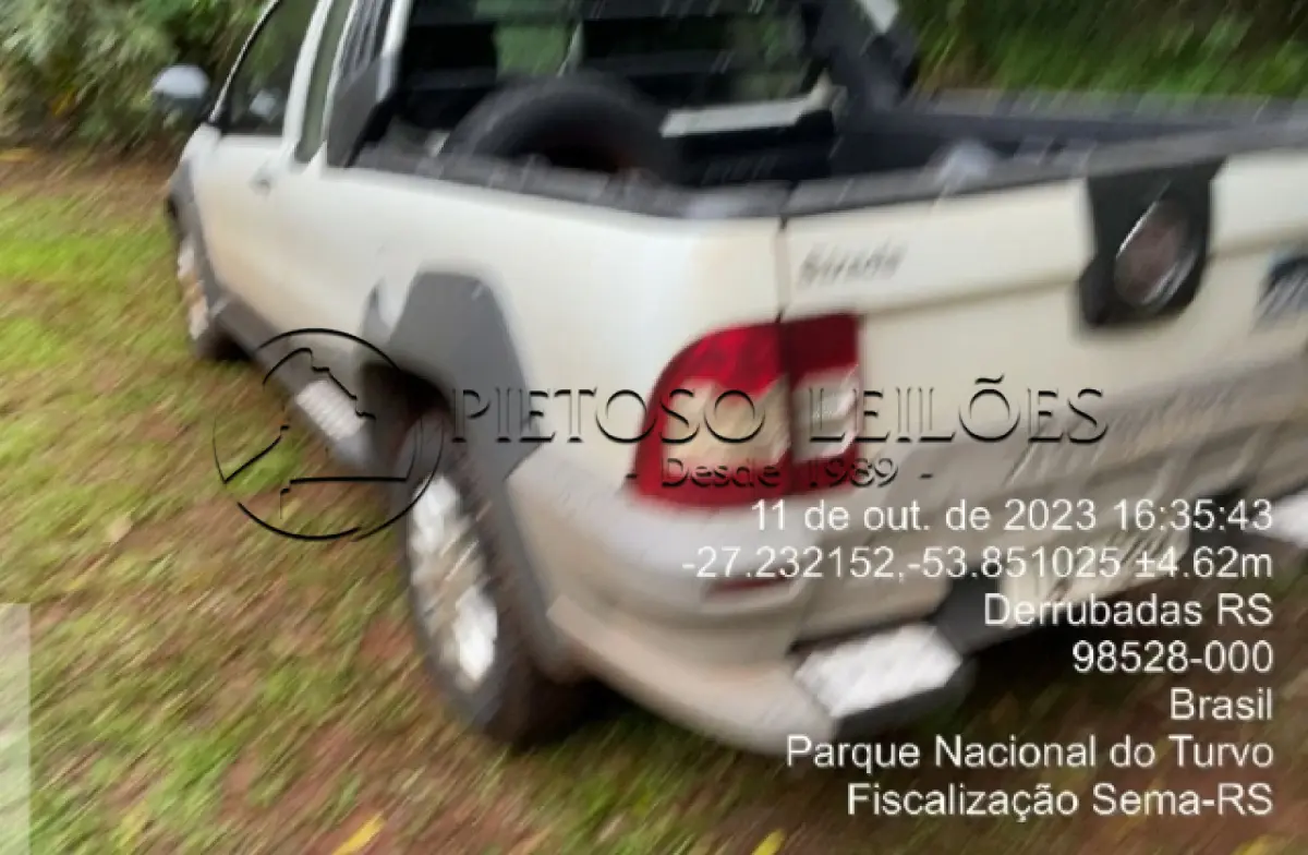 LOTE 023 - CAMINHONETE FIAT/STRADA ADVENT FLEX, ANO/MODELO: 2013/2013, PLACA: IUK4284