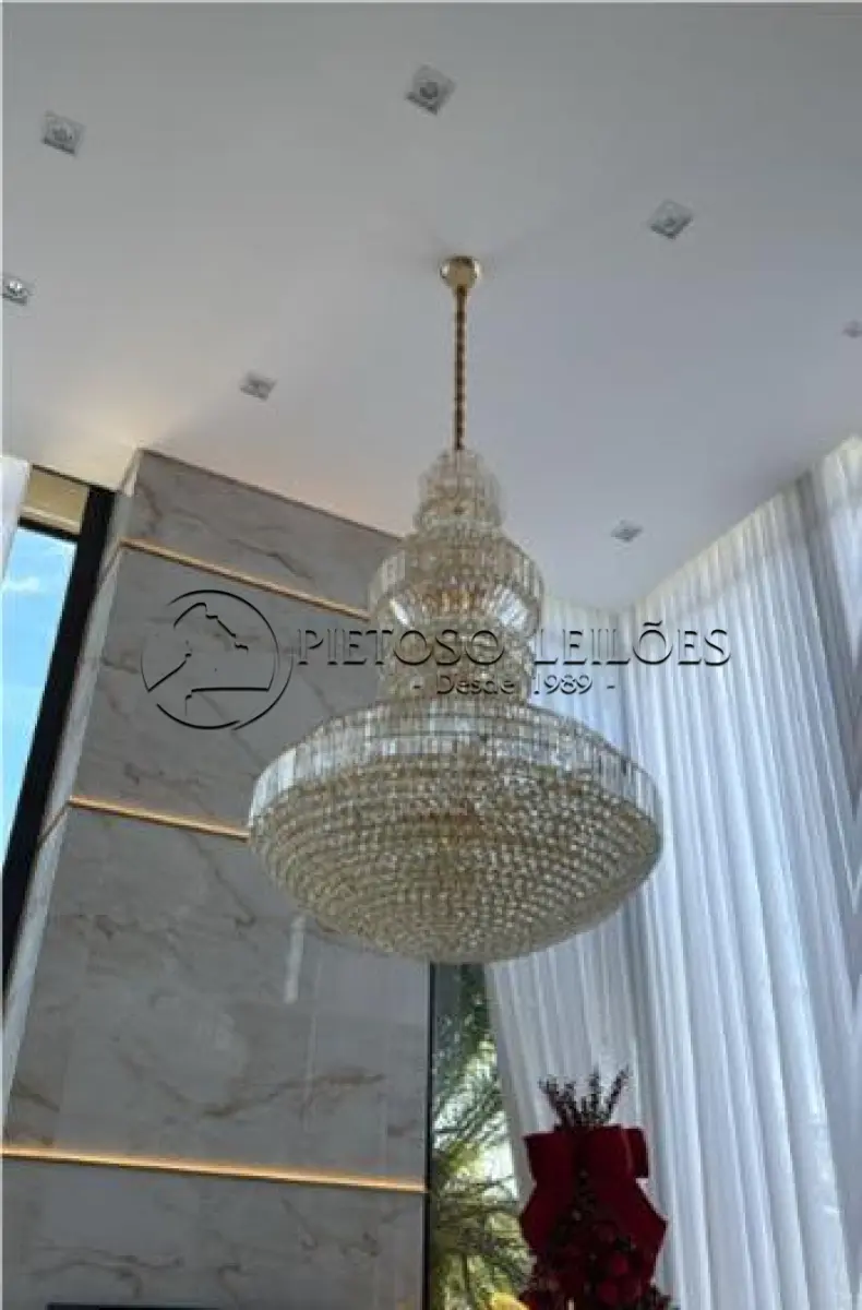 LOTE 144 - LUSTRE DE CRISTAL