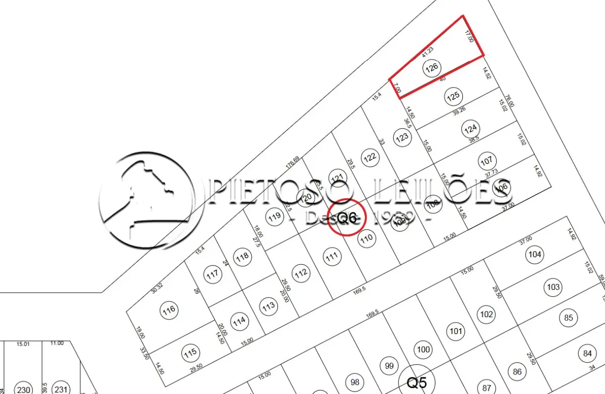 ALEGRETE/RS - TERRENO URBANO - LOTE 126 DA QUADRA 06 - BALNEÁRIO CAVERÁ