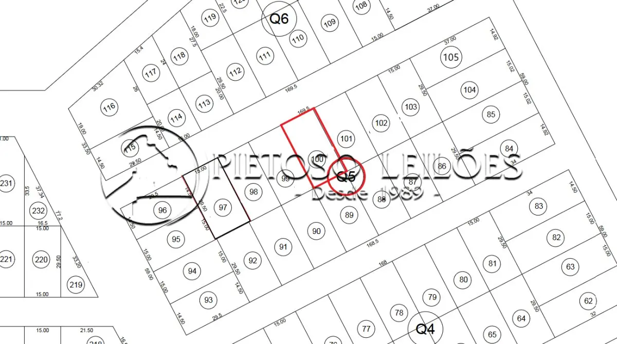 ALEGRETE/RS - TERRENO URBANO - LOTE 100 DA QUADRA 05 - BALNEÁRIO CAVERÁ