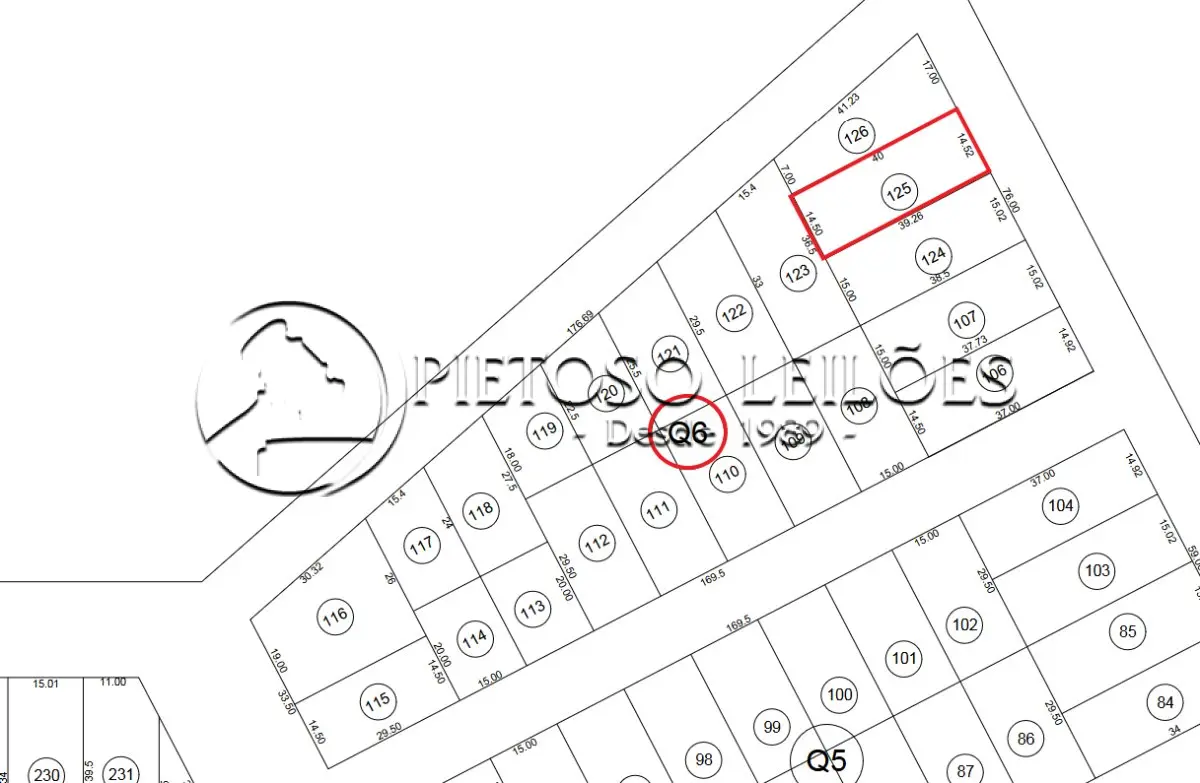 ALEGRETE/RS - TERRENO URBANO - LOTE 125 DA QUADRA 06 - BALNEÁRIO CAVERÁ