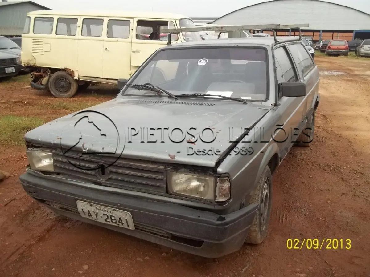 LOTE 002 - RESTRITO A CDV - SUCATA DE AUTOMÓVEL MARCA/MODELO: VW/PARATI GL, ANO/MODELO: 1987/1987, PLACA: IAY2641.