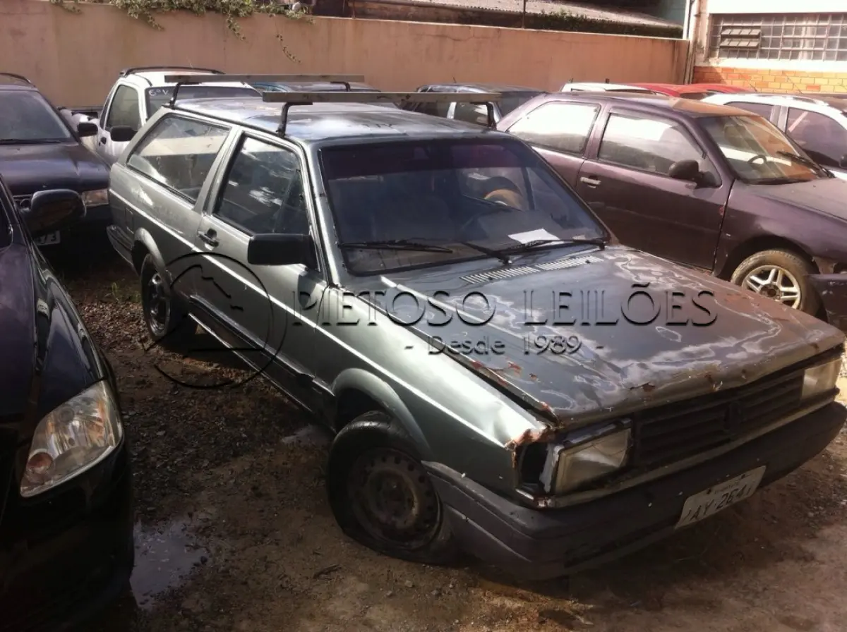 LOTE 002 - RESTRITO A CDV - SUCATA DE AUTOMÓVEL MARCA/MODELO: VW/PARATI GL, ANO/MODELO: 1987/1987, PLACA: IAY2641.