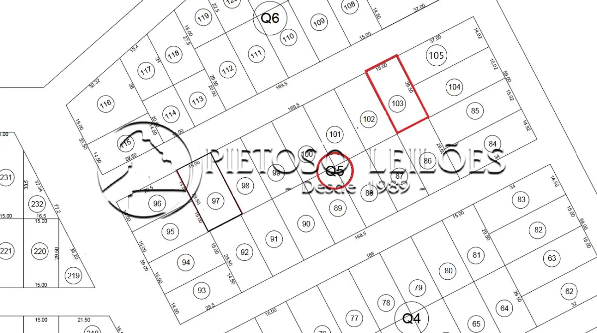 ALEGRETE/RS - TERRENO URBANO - LOTE 103 DA QUADRA 05 - BALNEÁRIO CAVERÁ