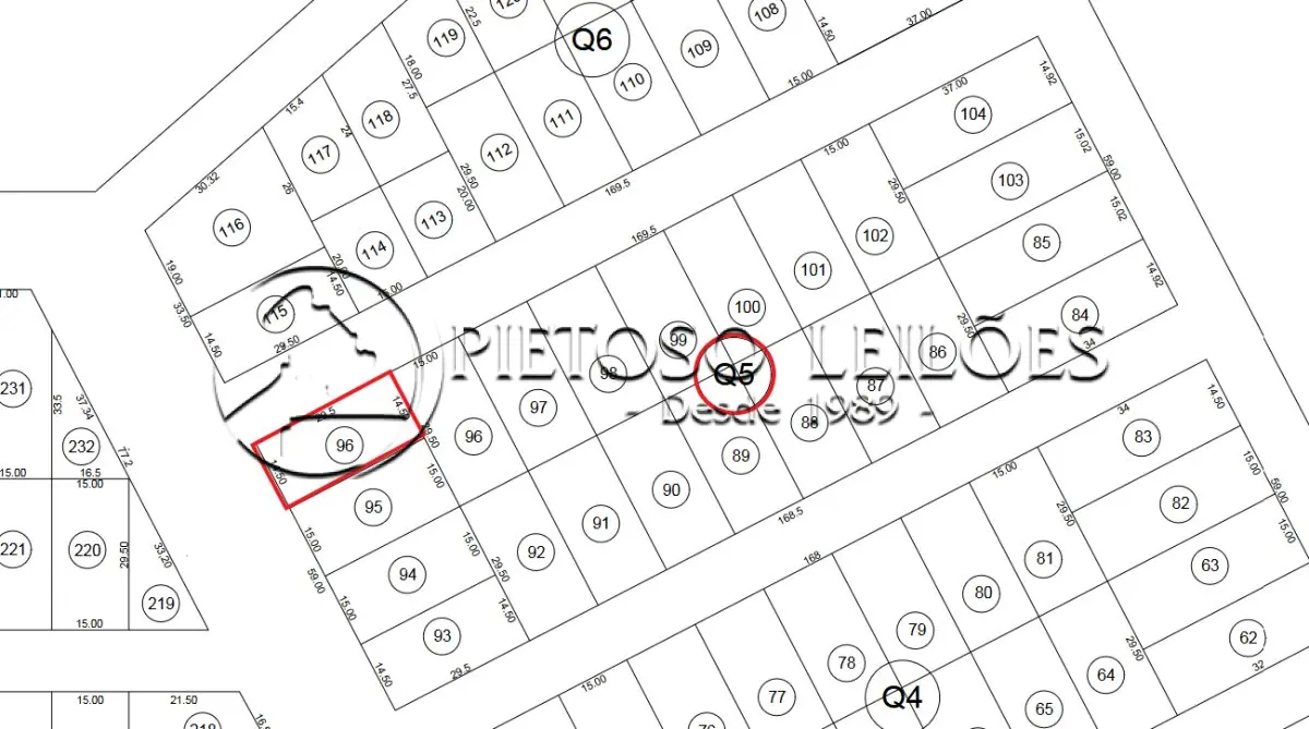 ALEGRETE/RS - TERRENO URBANO - LOTE 96 DA QUADRA 05 - BALNEÁRIO CAVERÁ