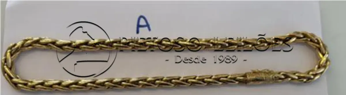 LOTE 135 - CORRENTE MASCULINA EM OURO