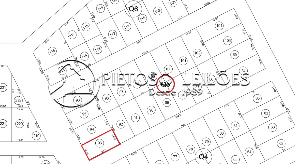 ALEGRETE/RS - TERRENO URBANO - LOTE 93 DA QUADRA 05 - BALNEÁRIO CAVERÁ