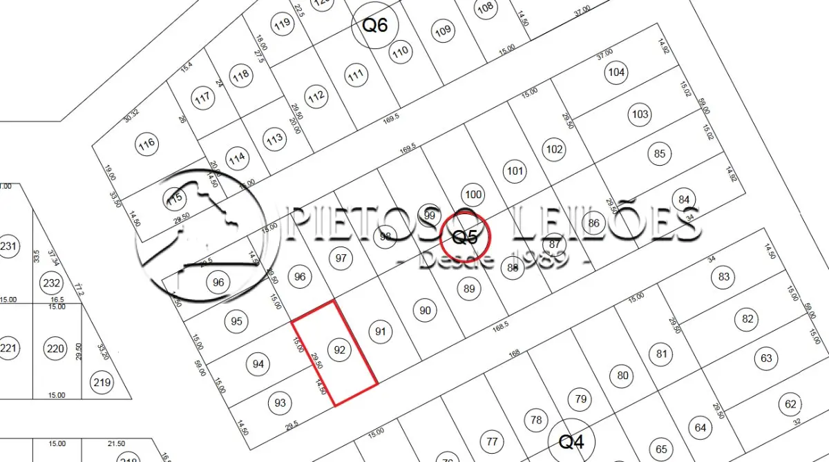 ALEGRETE/RS - TERRENO URBANO - LOTE 92 DA QUADRA 05 - BALNEÁRIO CAVERÁ