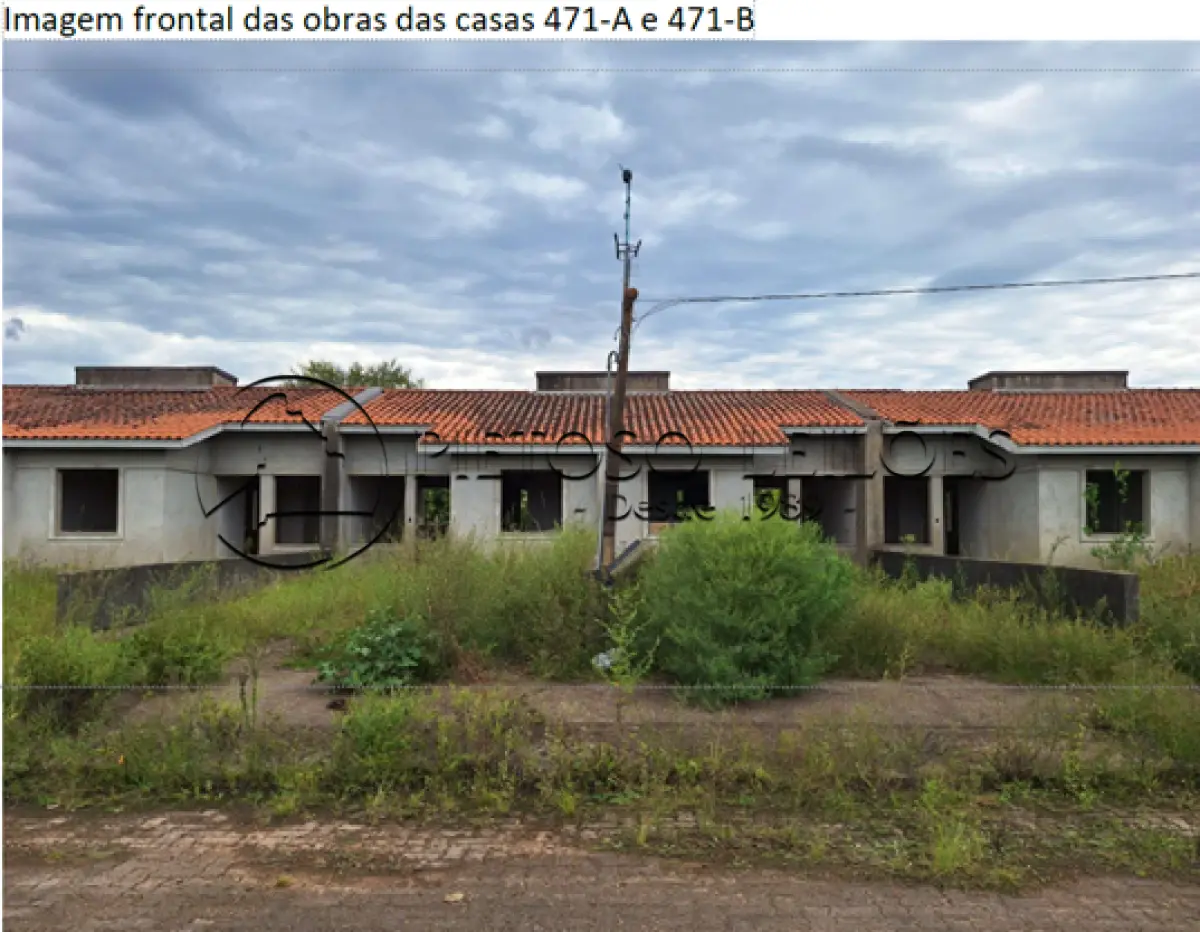 Foto de ESTEIO/RS - CASA DE ALVENARIA EM CONSTRUÇÃO - Nº 471-B - RUA VITOR MATEUS T...