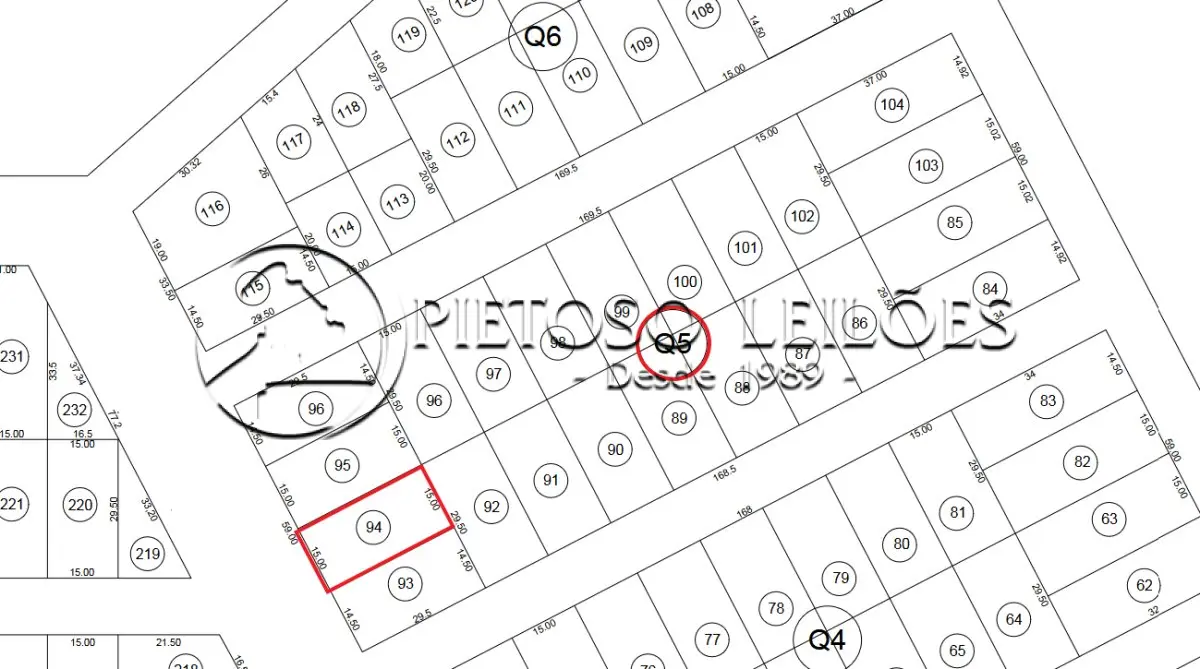 ALEGRETE/RS - TERRENO URBANO - LOTE 94 DA QUADRA 05 - BALNEÁRIO CAVERÁ