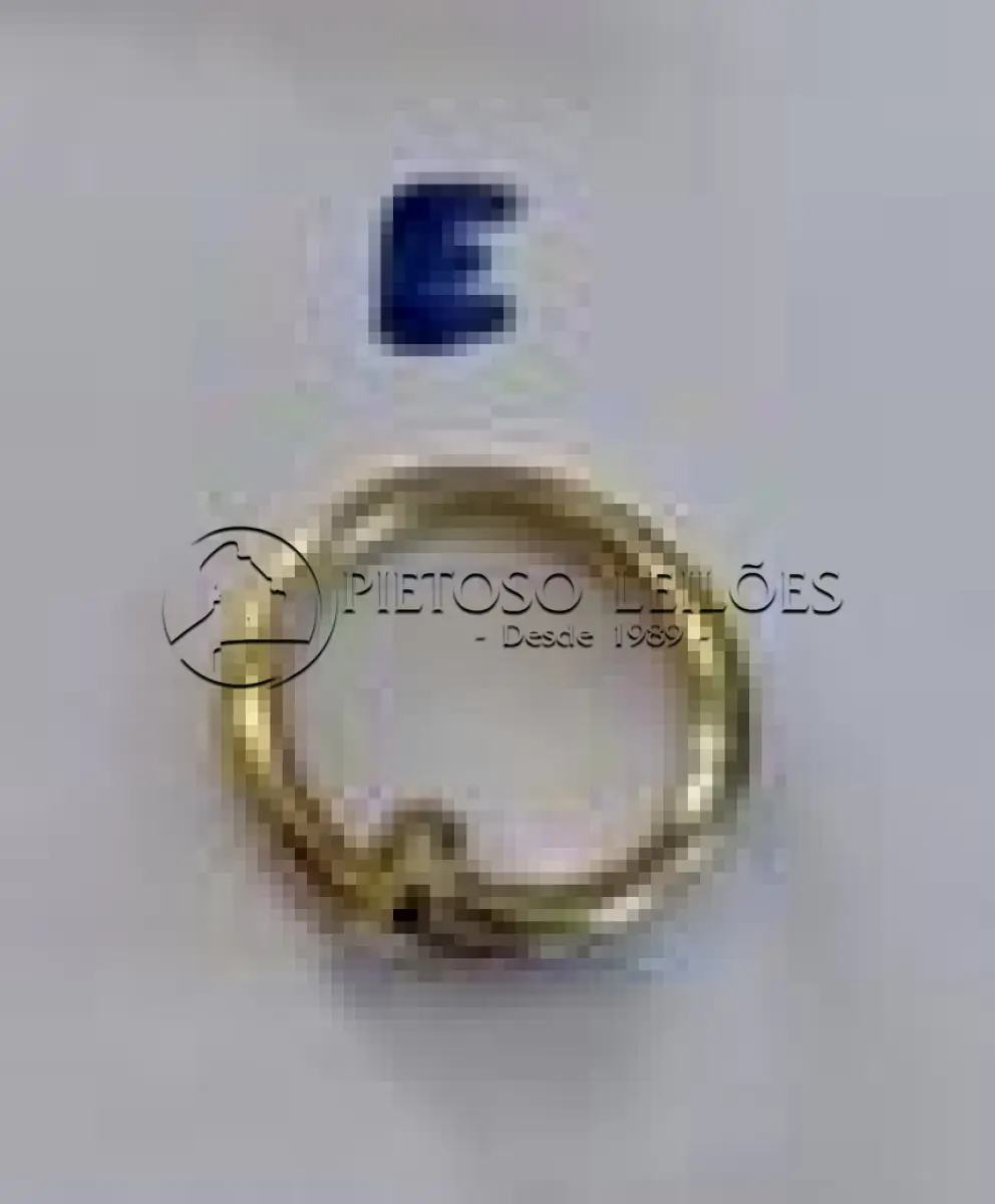 LOTE 141 - ANEL FEMININO DE OURO, FORMATO DE PREGO