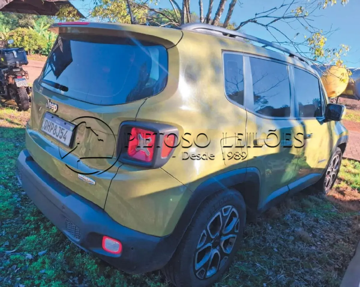 LOTE 001 - VEÍCULO JEEP/RENEGADE LNGTD AT, ANO/MODELO: 2015/2016, PLACAS: QHP8J54