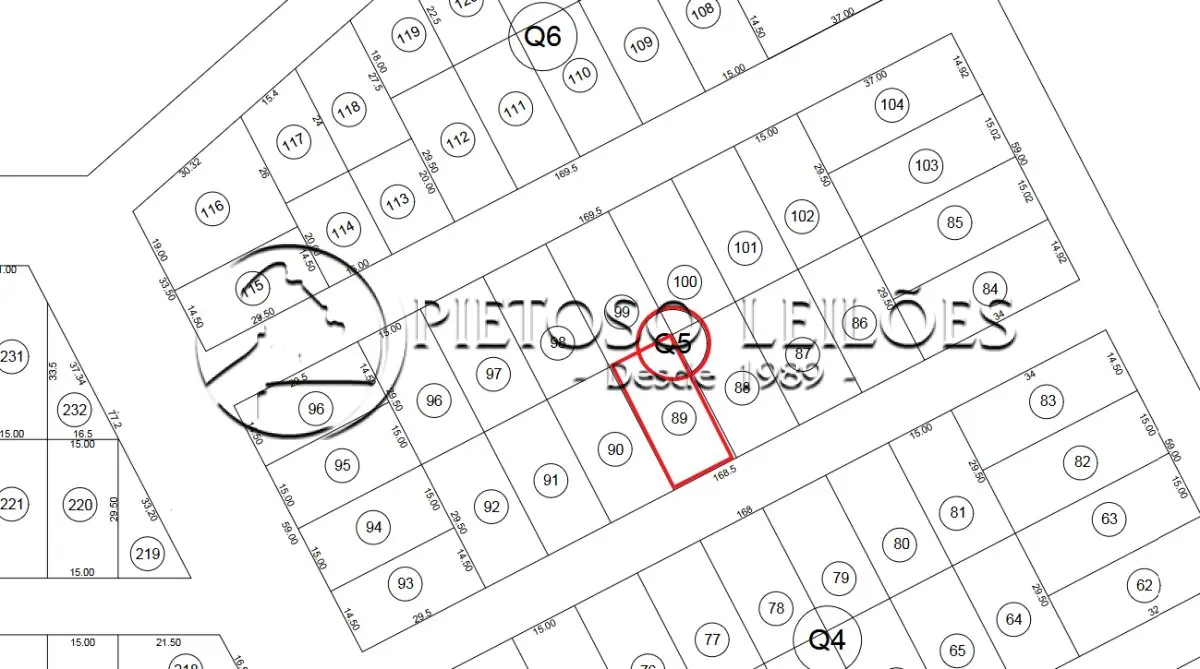 ALEGRETE/RS - TERRENO URBANO - LOTE 89 DA QUADRA 05 - BALNEÁRIO CAVERÁ