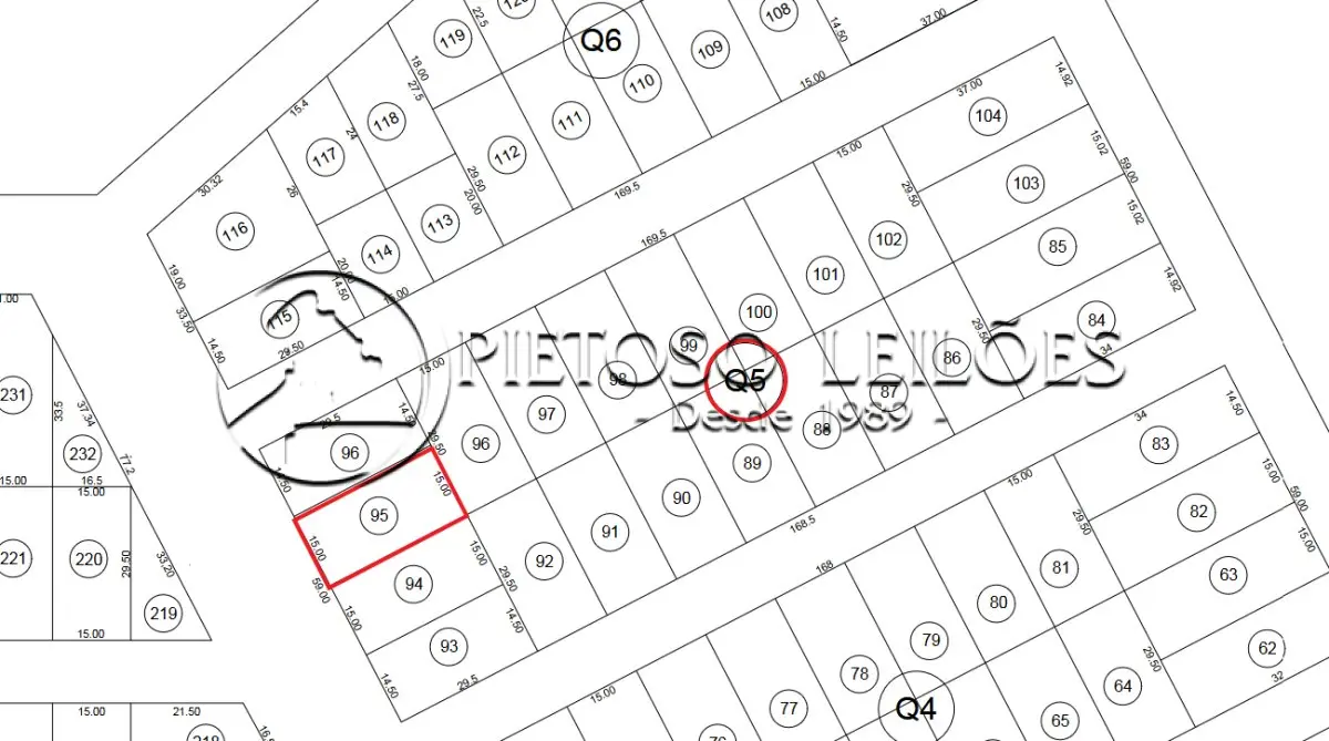 ALEGRETE/RS - TERRENO URBANO - LOTE 95 DA QUADRA 05 - BALNEÁRIO CAVERÁ