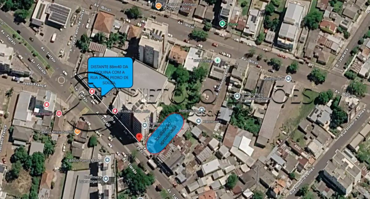 LOTE 002 - ALEGRETE/RS - TERRENO URBANO COM 156,50M² NO BAIRRO IBIRAPUITÃ.