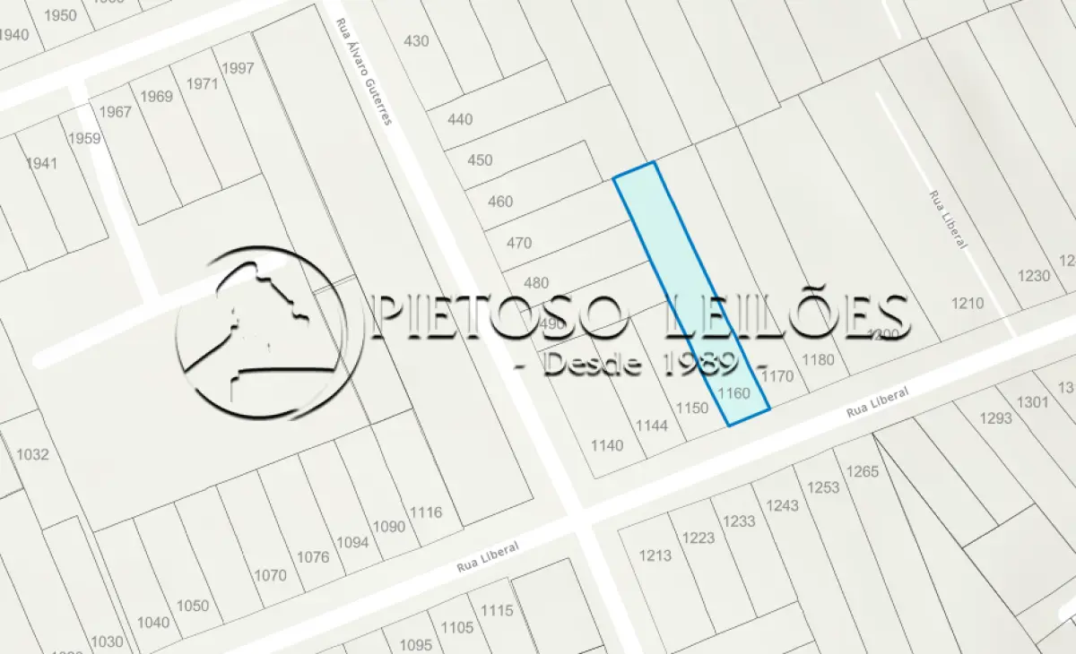 PORTO ALEGRE/RS - IMÓVEL A RUA LIBERAL, Nº 1.160, BAIRRO TRISTEZA