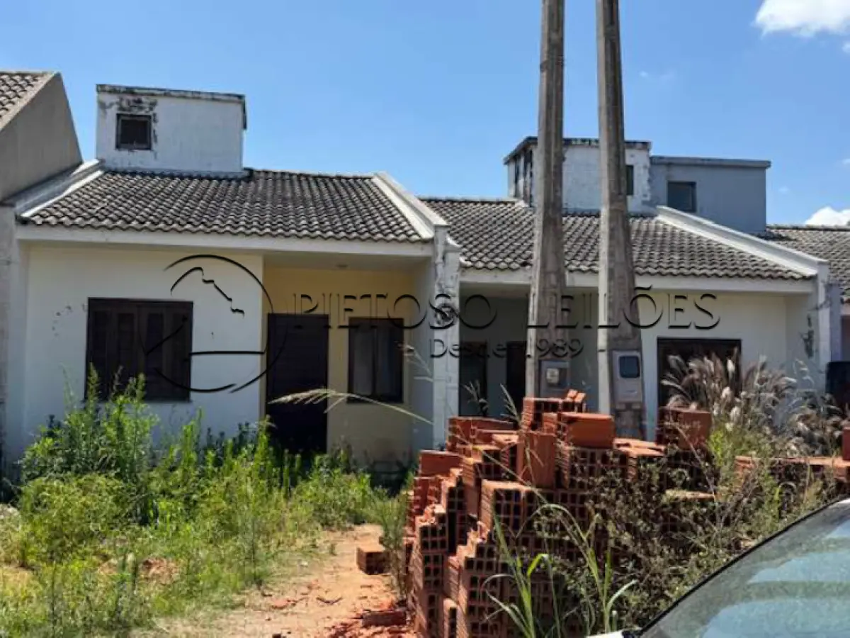 LOTE 100 - SÃO LEOPOLDO/RS - CASA DE ALVENARIA NÃO AVERBADA - APROX. 50M² - BAIRRO ARROIO DA MANTEIGA