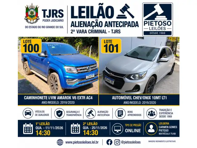 ALIENAÇÃO ANTECIPADA - 2º VARA CRIMINAL TJRS