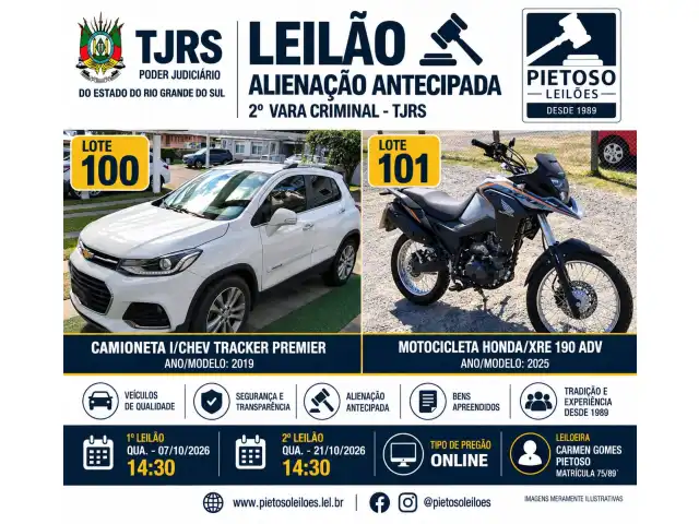 ALIENAÇÃO ANTECIPADA - 2º VARA CRIMINAL TJRS