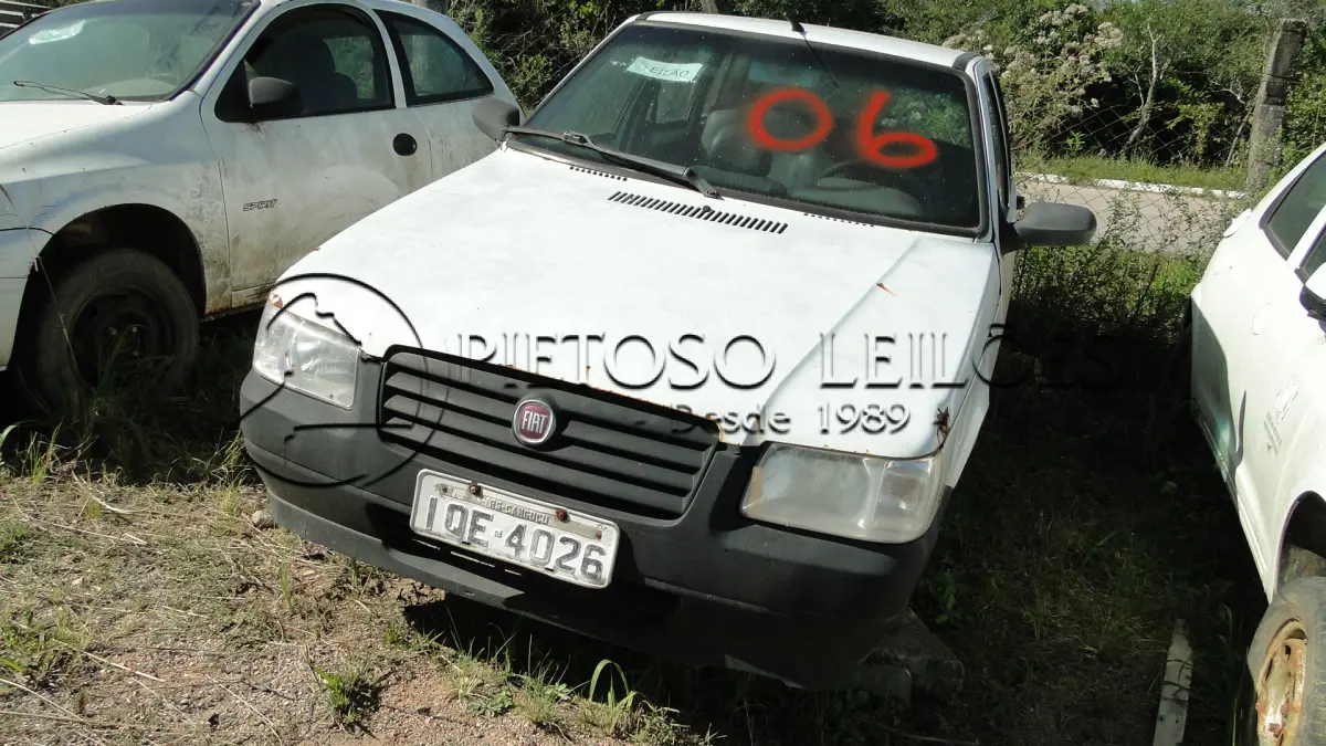 LOTE 006 - FIAT/UNO MILLE ECONOMY, ANO/MODELO: 2009/2010, PLACA: IQE4026, 