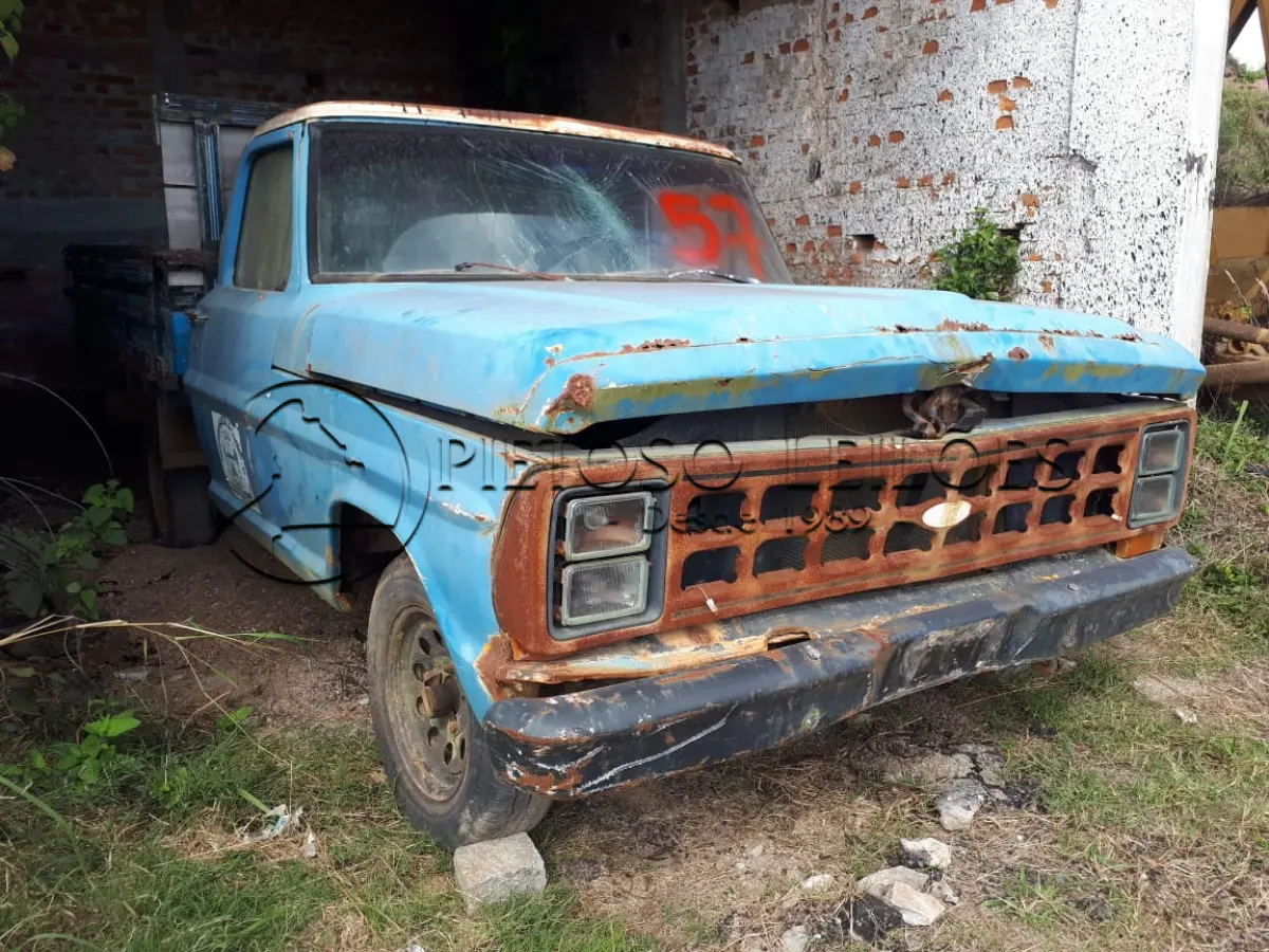 LOTE 057 - FORD/F100, ANO/MODELO: 1974/1974, PLACA: IIG2180, 