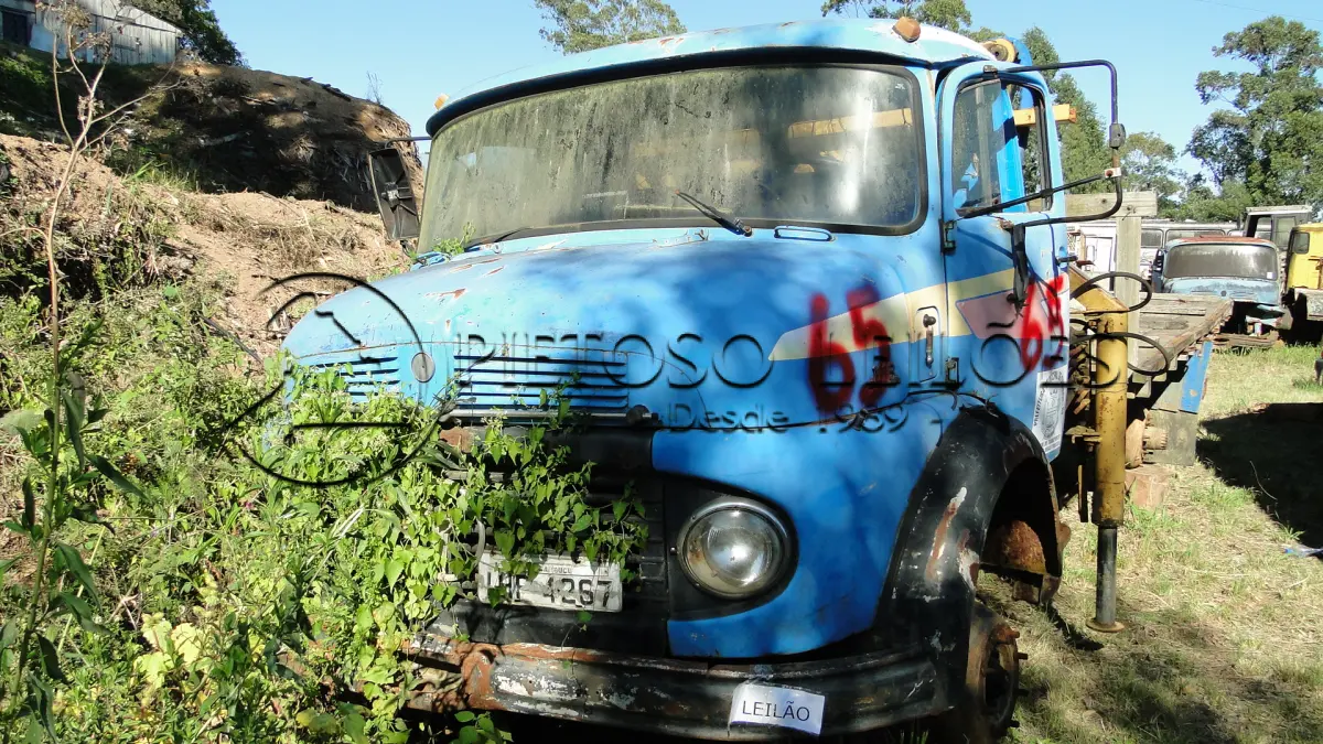 LOTE 065 - M.BENZ/L 1113, ANO/MODELO: 1973/1973, PLACA: IHP4267,