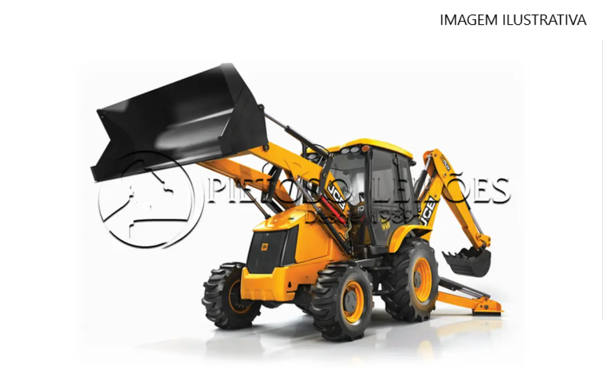 LOTE 001 - TRATOR DE RODAS (RETROESCAVADEIRA) MR/JCB 3CX 2WS4WD, ANO/MODELO: 2020, PLACA: JAD8C87